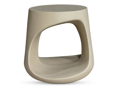 Rothko Cream Outdoor Stool - Ornate Home