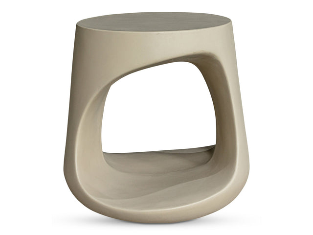 Rothko Cream Outdoor Stool - Ornate Home