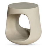 Rothko Cream Outdoor Stool - Ornate Home