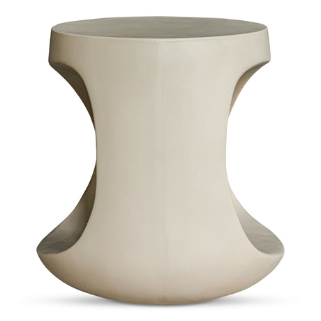 Rothko Cream Outdoor Stool - Ornate Home
