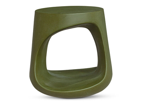 Rothko Green Outdoor Stool - Ornate Home