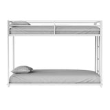 Rothwell Matte White Twin/Twin Metal Bunk Bed - Ornate Home