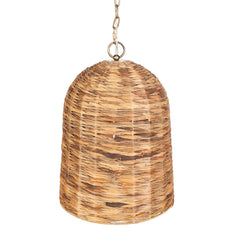 Rotorua Brass 1 Light Sea Grass Pendant - Ornate Home