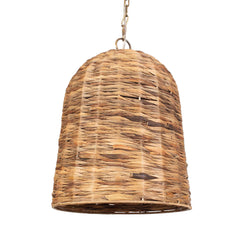 Rotorua Brass 1 Light Sea Grass Pendant - Ornate Home