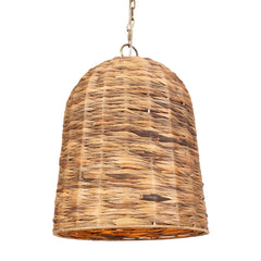 Rotorua Brass 1 Light Sea Grass Pendant - Ornate Home