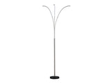 Rougue Silver Floor Lamp - Ornate Home