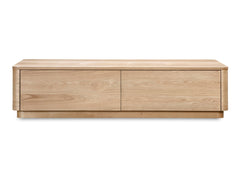 Round Natural Oak Off Coffee Table - Ornate Home