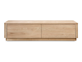 Round Natural Oak Off Coffee Table - Ornate Home