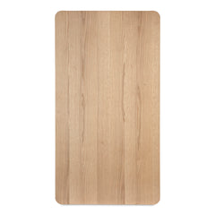 Round Natural Oak Off Coffee Table - Ornate Home