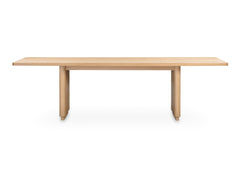 Round Off Natural Oak Large Dining Table - Ornate Home