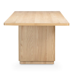 Round Off Natural Oak Large Dining Table - Ornate Home