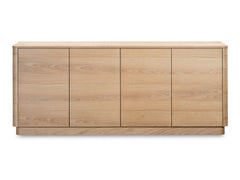 Round Off Natural Oak Sideboard - Ornate Home