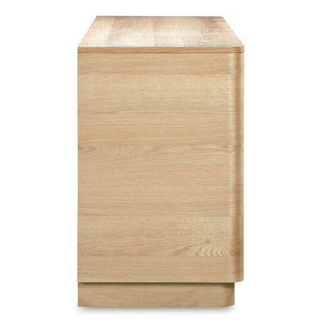 Round Off Natural Oak Sideboard - Ornate Home