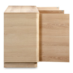 Round Off Natural Oak Sideboard - Ornate Home