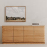 Round Off Natural Oak Sideboard - Ornate Home