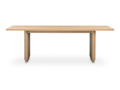 Round Off Natural Oak Small Dining Table - Ornate Home