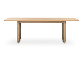 Round Off Natural Oak Small Dining Table - Ornate Home