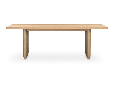 Round Off Natural Oak Small Dining Table - Ornate Home