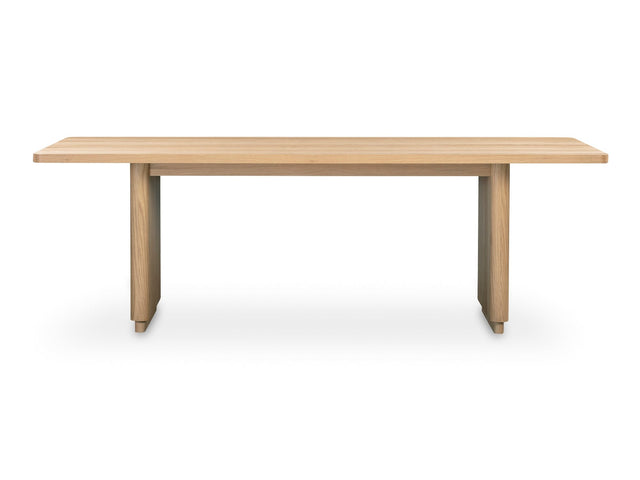 Round Off Natural Oak Small Dining Table - Ornate Home