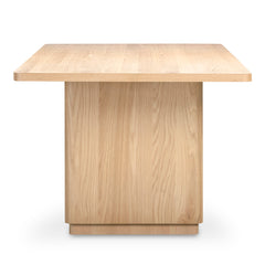 Round Off Natural Oak Small Dining Table - Ornate Home