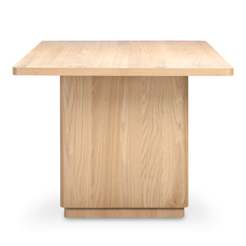 Round Off Natural Oak Small Dining Table - Ornate Home