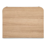 Round Off Natural Oak Tall Nightstand - Ornate Home