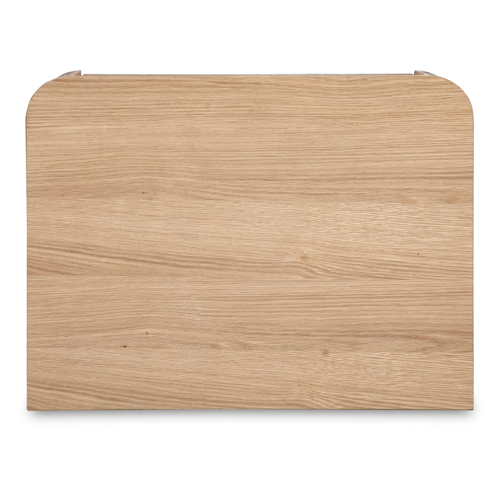 Round Off Natural Oak Tall Nightstand - Ornate Home