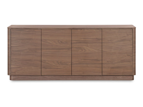 Round Off Walnut Brown Sideboard - Ornate Home