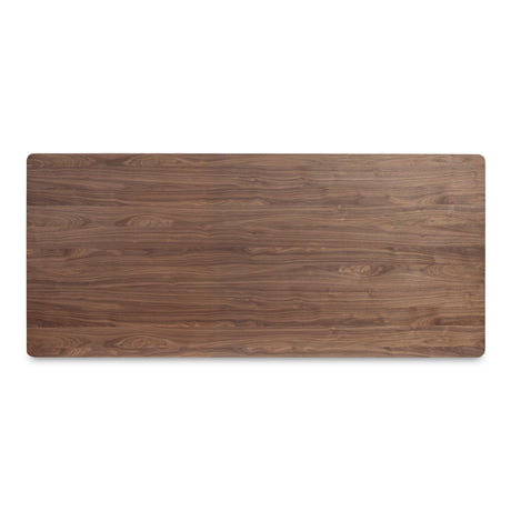 Round Off Walnut Brown Small Dining Table - Ornate Home