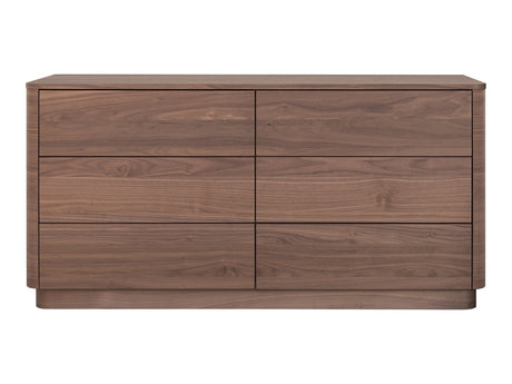 Round Off Walnut BrownDresser - Ornate Home