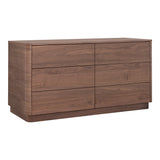Round Off Walnut BrownDresser - Ornate Home