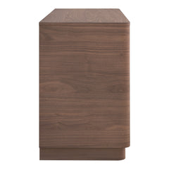 Round Off Walnut BrownDresser - Ornate Home