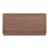 Round Off Walnut BrownDresser - Ornate Home