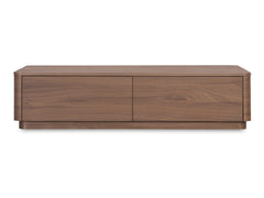 Round Walnut Brown Off Coffee Table - Ornate Home