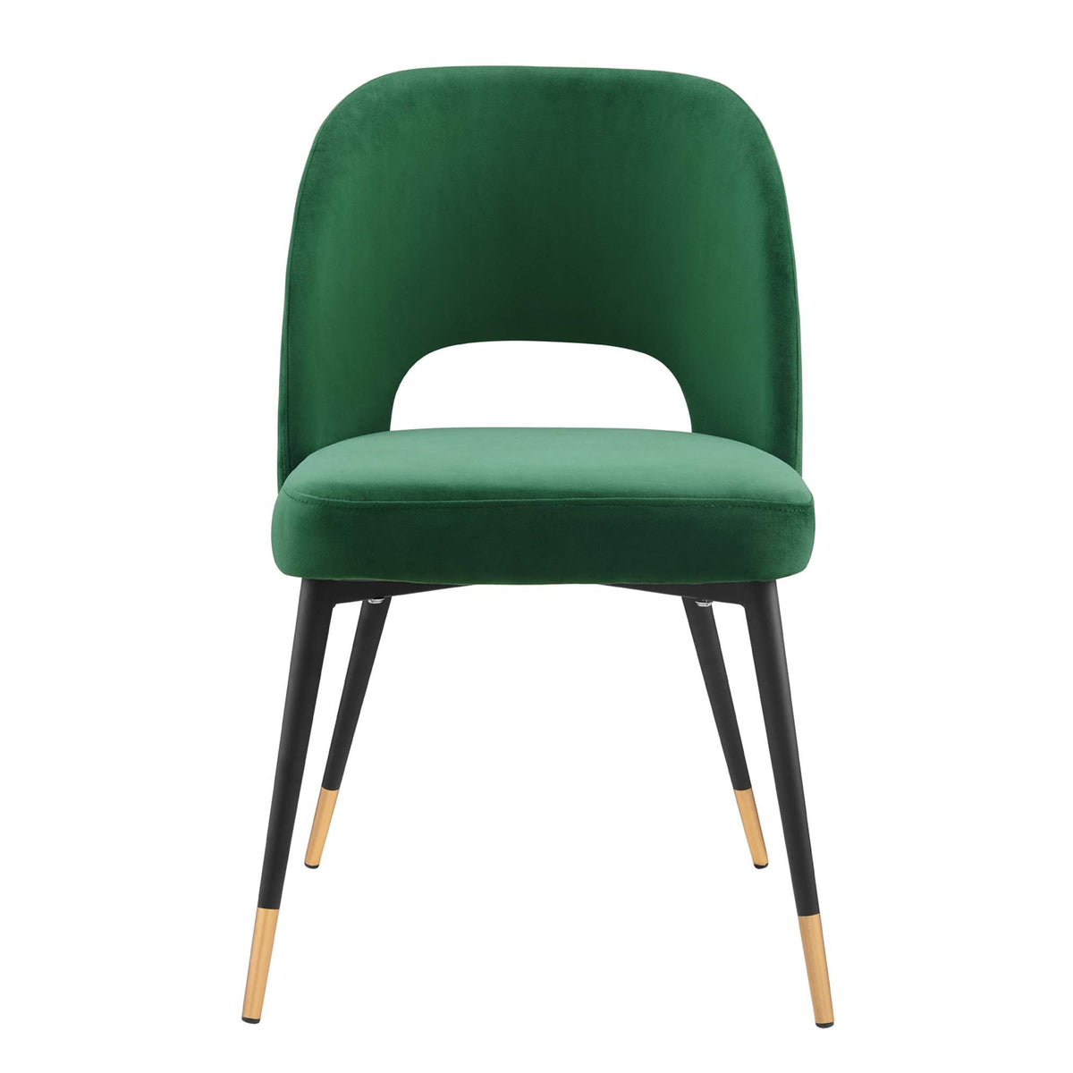 Rouse Emerald Performance Velvet Dining Side Chair - Ornate Home