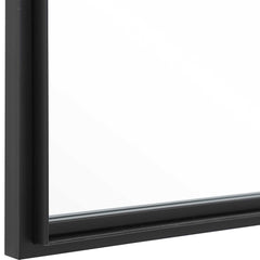 Rousseau Black Iron Window Mirror - Ornate Home