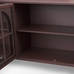 Rousseau Burgundy 4 Door Closed Sideboard - Ornate Home