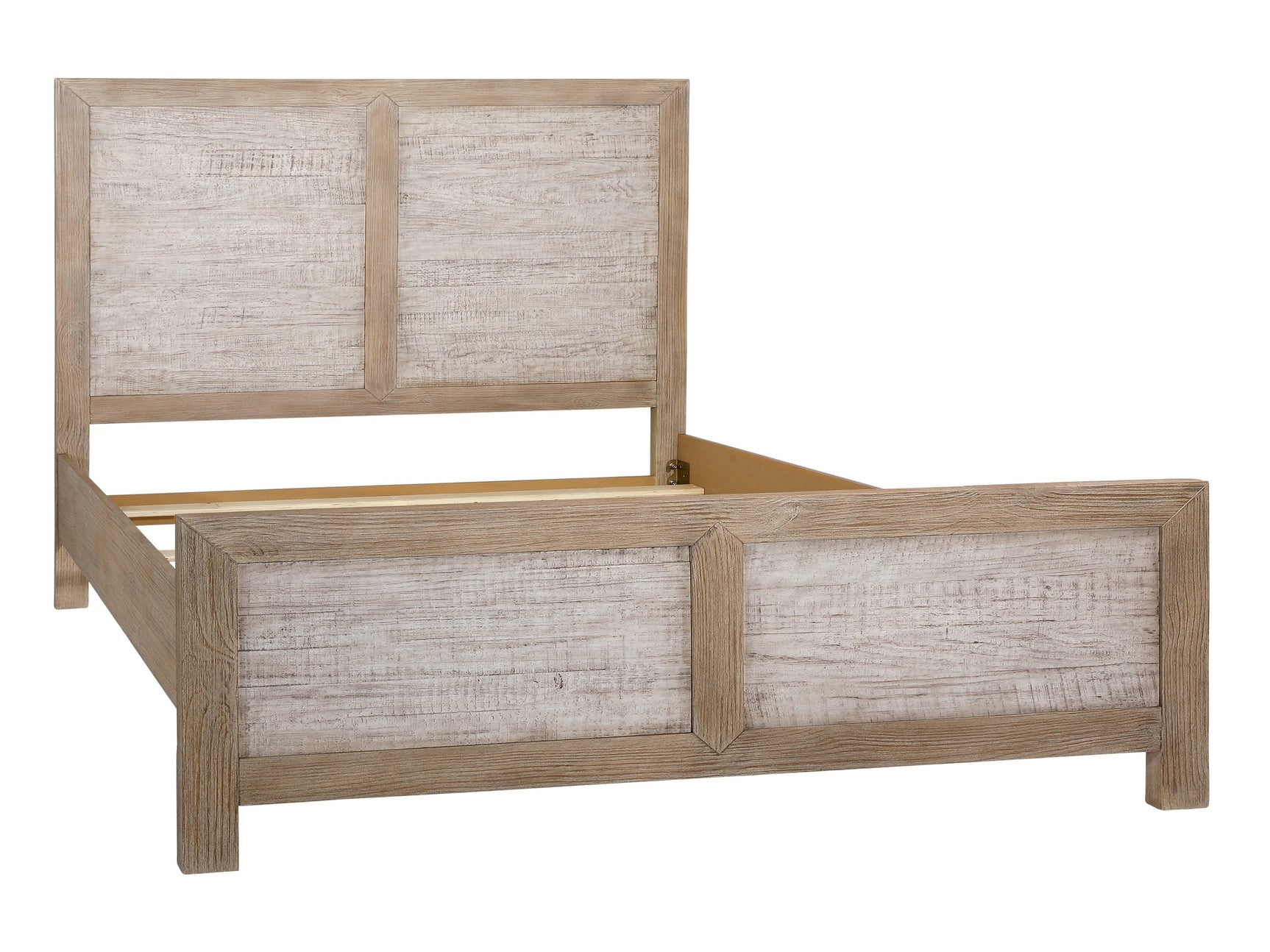 Roux Light Gray Warm Wash Bed - Ornate Home