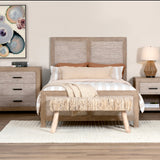 Roux Light Gray Warm Wash Bed - Ornate Home