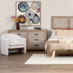 Roux Light Gray Warm Wash Dresser - Ornate Home