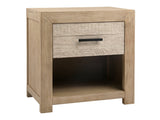 Roux Light Gray Warm Wash Nightstand - Ornate Home