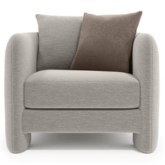 Rowan Beige/Tan Fabric Chair - Ornate Home
