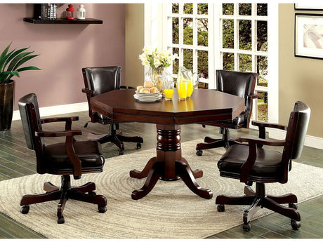 Rowan Cherry 5 Pc. Dining Set - Ornate Home
