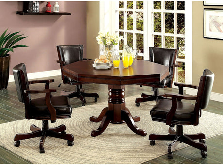 Rowan Cherry 5 Pc. Dining Set - Ornate Home