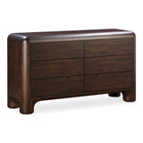 Rowan Dark Brown 6 Drawer Dresser - Ornate Home