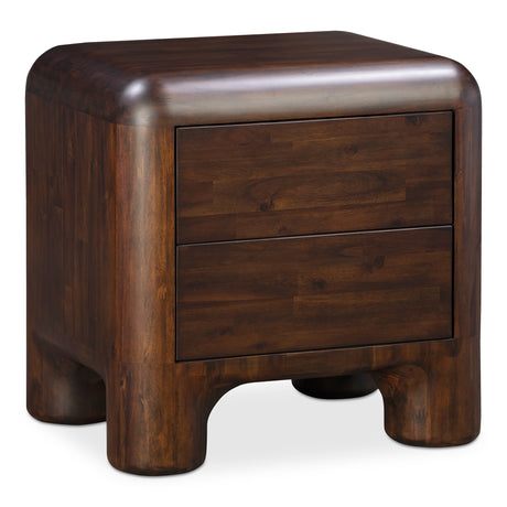 Rowan Dark Brown Nightstand - Ornate Home