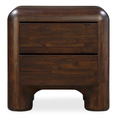 Rowan Dark Brown Nightstand - Ornate Home