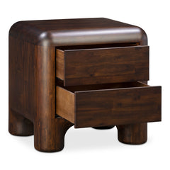 Rowan Dark Brown Nightstand - Ornate Home