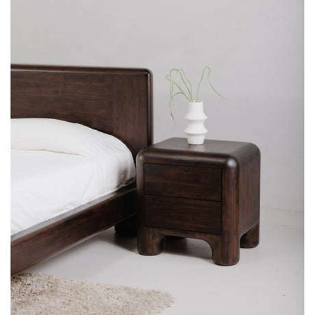 Rowan Dark Brown Nightstand - Ornate Home