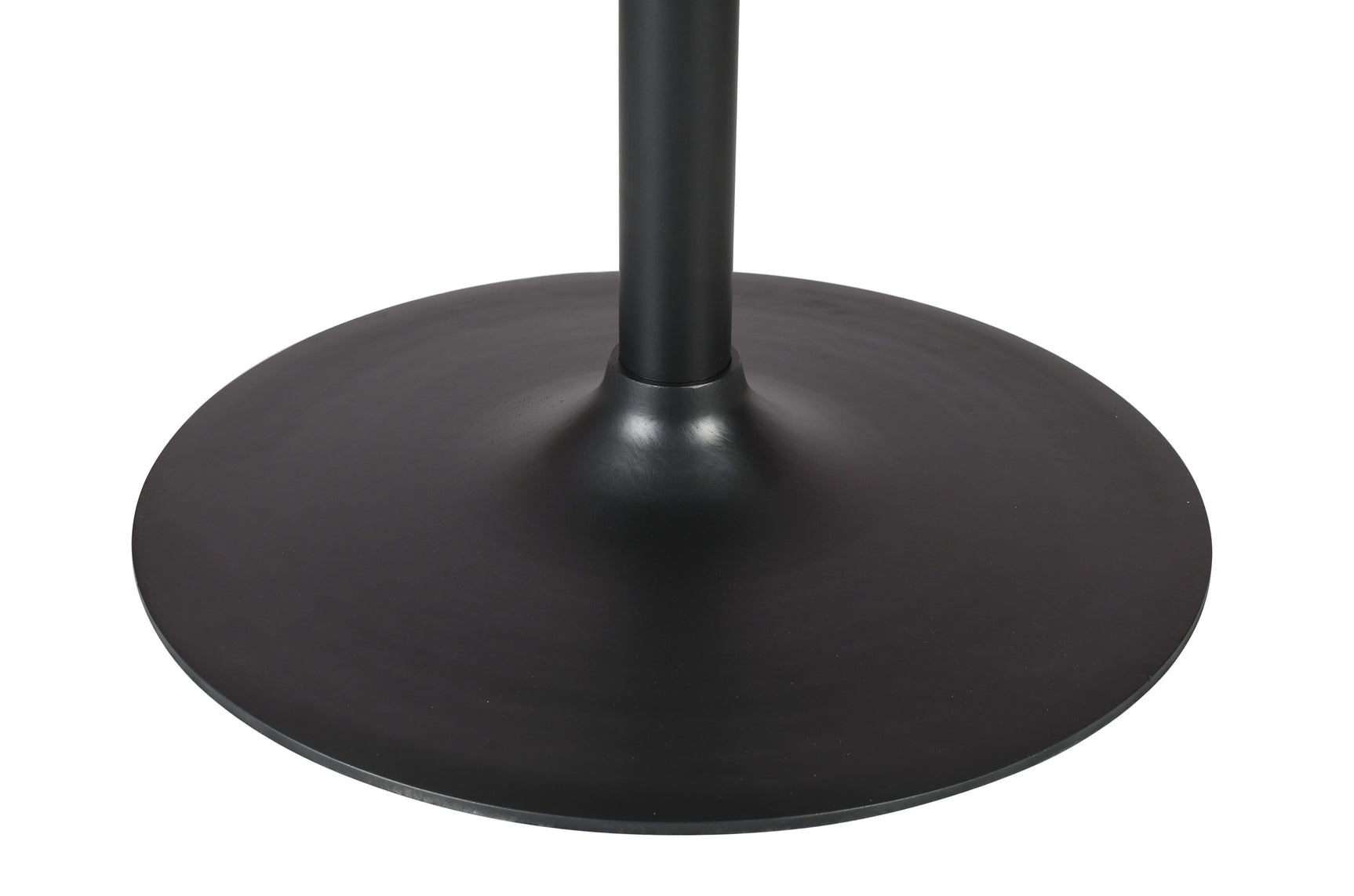 Rowan Gun Metal 54 Round Marble Dining Table - Ornate Home